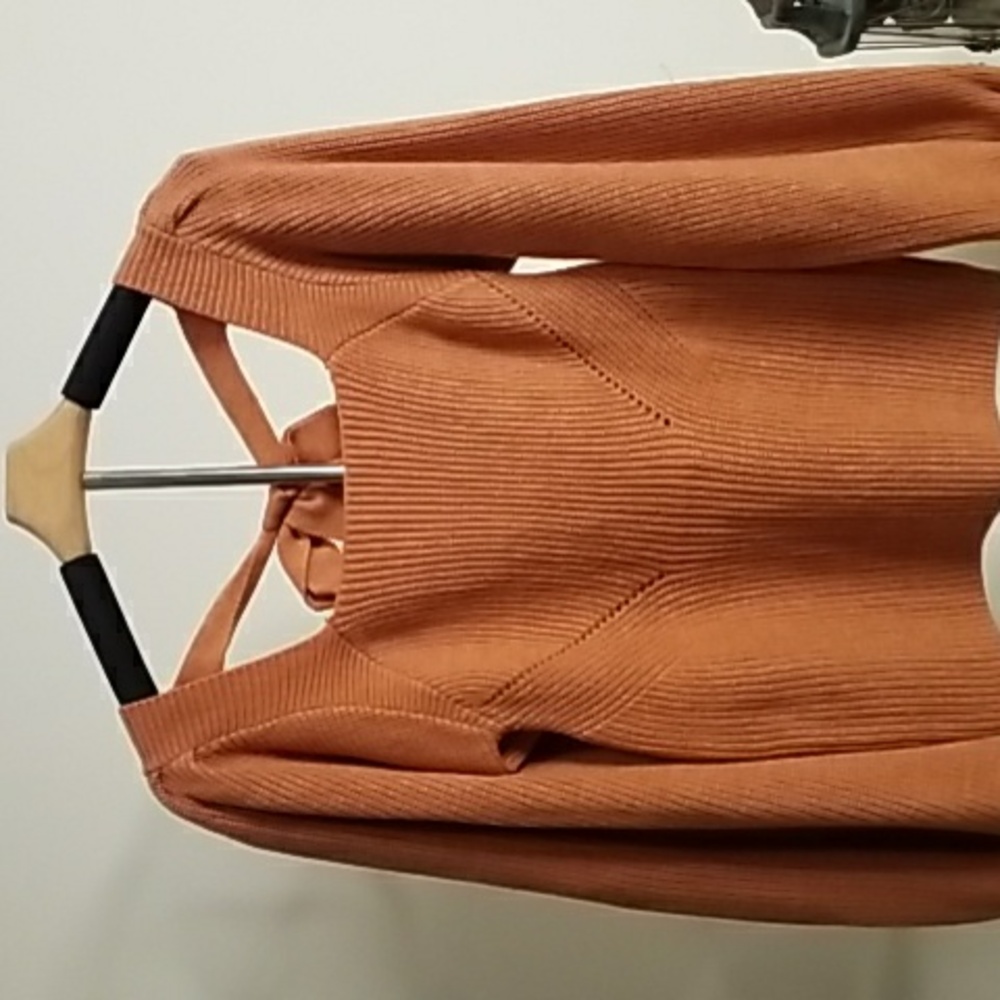 fab'rik Women's Orange Sweater